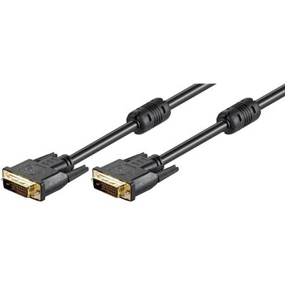 Microconnect MONCC2F 2m DVI-kaapeli - Dual Link - Musta Microconnect MONCC2F 2m DVI-kaapeli - Dual Link - Musta