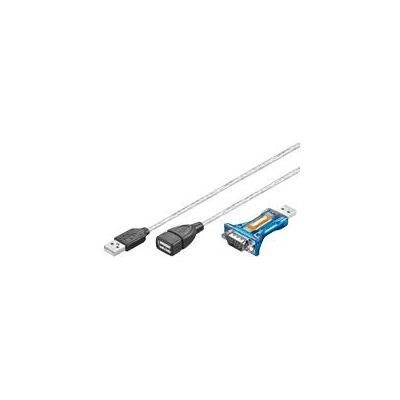 Adattatore USB a RS-232 Goobay 93128 - Esterno 1,5m Adattatore USB a RS-232 Goobay 93128 - Esterno 1,5m