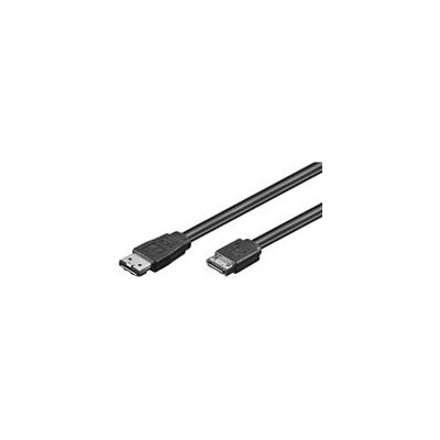 Kabel SATA/eSATA 0,5 m Czarny Goobay Kabel SATA/eSATA 0,5 m Czarny Goobay