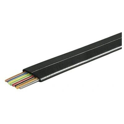 Goobay 93308 Telefoon Kabel - 100m - Zwart Goobay 93308 Telefoon Kabel - 100m - Zwart