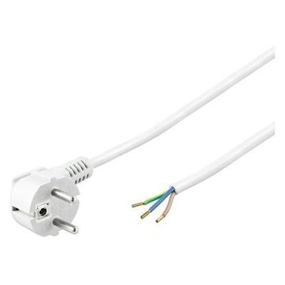 Goobay NK 103 W - Cordon d'alimentation 2m - Blanc - Publicité Goobay NK 103 W - Cordon d'alimentation 2m - Blanc - Publicité