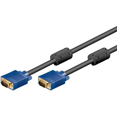 Goobay 93368 Kabel VGA 1,8 m Czarny - Kabel VGA Goobay 93368 Kabel VGA 1,8 m Czarny - Kabel VGA