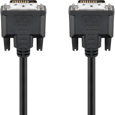 Goobay 93573 DVI Kaapeli - Dual Link, 1,8 m, Musta Goobay 93573 DVI Kaapeli - Dual Link, 1,8 m, Musta