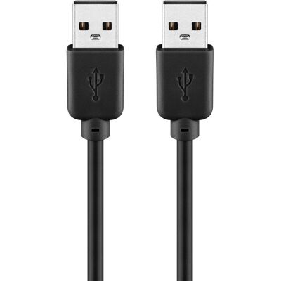 Câble USB 2.0 High-Speed, noir, 1,8 m - Goobay 93593 - Publicité Câble USB 2.0 High-Speed, noir, 1,8 m - Goobay 93593 - Publicité