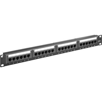 Goobay 93866 Reseau Patch Panel - 24 ports CAT6, Noir - Publicité Goobay 93866 Reseau Patch Panel - 24 ports CAT6, Noir - Publicité