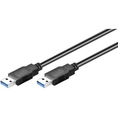 Goobay TCOCUAA18U3 USB-kaapeli - 3m, Musta, USB 3.2 Gen 1 Goobay TCOCUAA18U3 USB-kaapeli - 3m, Musta, USB 3.2 Gen 1