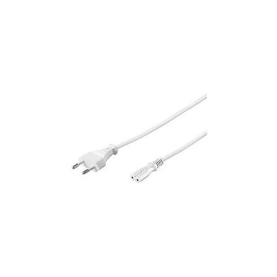 Goobay NK 104 W-500 Netzkabel - Weiß - Stromkabel Goobay NK 104 W-500 Netzkabel - Weiß - Stromkabel
