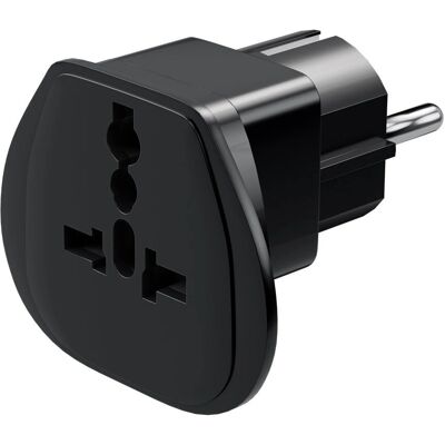Adaptador de Viagem Goobay - Universal EU UK Suíça Itália EUA Japão - Tipo F G J L B - Acessório de viagem Adaptador de Viagem Goobay - Universal EU UK Suíça Itália EUA Japão - Tipo F G J L B - Acessório de viagem