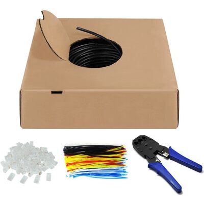 Goobay 94399 Outdoor CAT6 Netzwerkkabel - 305m - U/UTP - Schwarz Goobay 94399 Outdoor CAT6 Netzwerkkabel - 305m - U/UTP - Schwarz