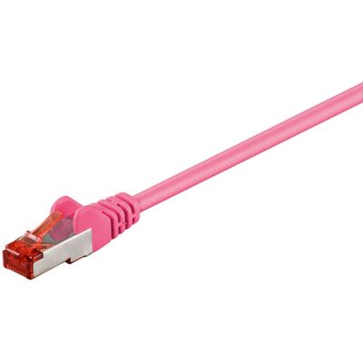 Goobay 94437 Magenta 2m Cat6 S/FTP Kabel Sieciowy Goobay 94437 Magenta 2m Cat6 S/FTP Kabel Sieciowy