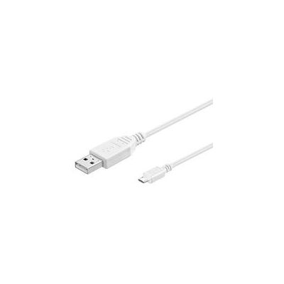 Kabel Micro-USB B do USB-A 1,8 m - Biały Kabel Micro-USB B do USB-A 1,8 m - Biały