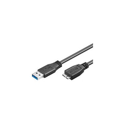 Goobay USB 3.0 A/micro-B Kabel 1m - Micro USB B - Zwart Goobay USB 3.0 A/micro-B Kabel 1m - Micro USB B - Zwart