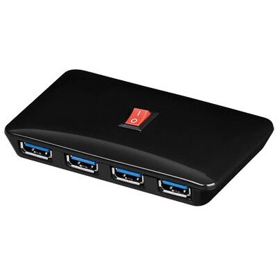 Goobay 4-portový USB 3.0 Hub - Černý Goobay 4-portový USB 3.0 Hub - Černý