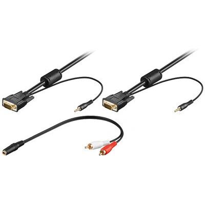 Goobay CAK SVGA+3.5mm - Cabo VGA 10m Goobay CAK SVGA+3.5mm - Cabo VGA 10m