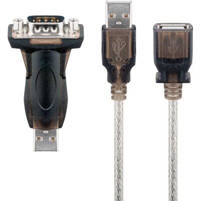 Goobay 95436 USB RS-232 Seriell Kabeladapter Goobay 95436 USB RS-232 Seriell Kabeladapter