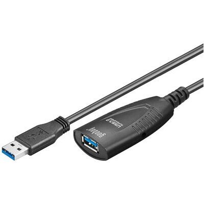 Goobay 5m USB 3.0 USB-kaapeli - Musta Goobay 5m USB 3.0 USB-kaapeli - Musta