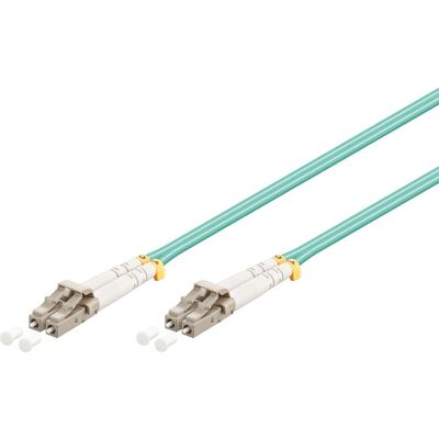 Câble fibre optique duplex OM3 Aqua 3m - Goobay 95752 - Publicité Câble fibre optique duplex OM3 Aqua 3m - Goobay 95752 - Publicité