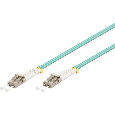 Câble en fibre optique duplex turquoise 5m Goobay 95753 - Publicité Câble en fibre optique duplex turquoise 5m Goobay 95753 - Publicité