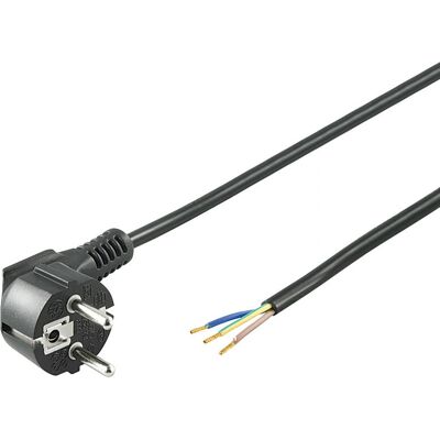 Goobay CEEE 7/7 Netzwerkkabel - 3m Schwarz Goobay CEEE 7/7 Netzwerkkabel - 3m Schwarz