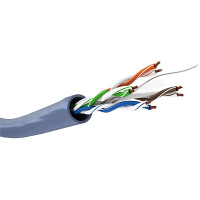 Goobay 96092 Netzwerkkabel - 50 m UTP Cat6a - Innenbereich, Blau Goobay 96092 Netzwerkkabel - 50 m UTP Cat6a - Innenbereich, Blau