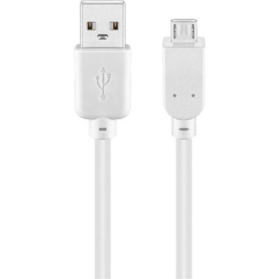 Goobay 96186 USB-Kabel - 1m - Weiß - USB 2.0 Goobay 96186 USB-Kabel - 1m - Weiß - USB 2.0