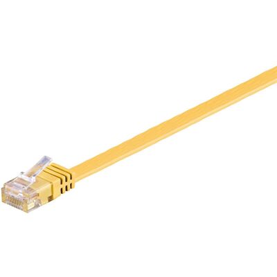 Goobay RJ-45 CAT6 0,5m Verkkokaapeli - U/UTP - Keltainen Goobay RJ-45 CAT6 0,5m Verkkokaapeli - U/UTP - Keltainen