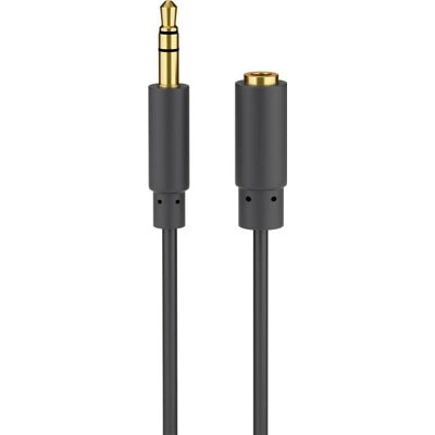 Goobay 97120 Audio kábel - 3,5mm sztereo - 3m - Fekete Goobay 97120 Audio kábel - 3,5mm sztereo - 3m - Fekete