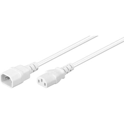 Goobay 97581 Stromkabel - C14 auf C13 - Weiß - 0,5 m Goobay 97581 Stromkabel - C14 auf C13 - Weiß - 0,5 m