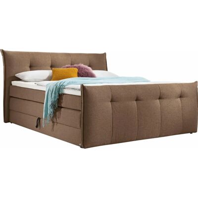 Musterring Florida Boxspringbett - Unterstützend, Braun, 200x200cm Musterring Florida Boxspringbett - Unterstützend, Braun, 200x200cm