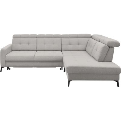 Musterring - MR 4615 - hellgrau - schwarze matte Füße - Sofa Musterring - MR 4615 - hellgrau - schwarze matte Füße - Sofa