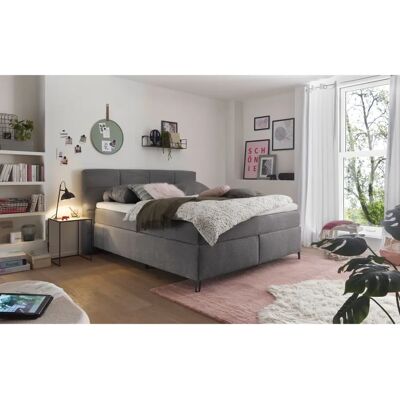 SET ONE BY MUSTERRING Fairfield Dunkelgraues Boxspringbett - Bett SET ONE BY MUSTERRING Fairfield Dunkelgraues Boxspringbett - Bett