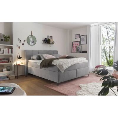Musterring Fairfield Boxspringbett - Modern, Hellgrau, 180x200cm Musterring Fairfield Boxspringbett - Modern, Hellgrau, 180x200cm