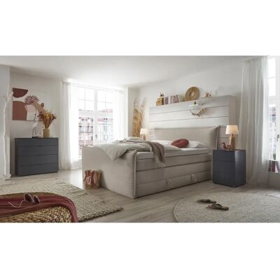 Set One by Musterring Florida Grau Boxspringbett - Komplettbett Set One by Musterring Florida Grau Boxspringbett - Komplettbett
