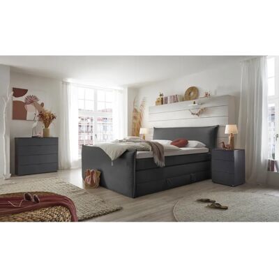 Set One by Musterring Florida Grau Boxspringbett - Boxspringbett Set One by Musterring Florida Grau Boxspringbett - Boxspringbett