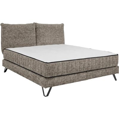 SET ONE BY MUSTERRING - Baldwin - gemischtes Grau - 180x200 cm - Boxspringbett SET ONE BY MUSTERRING - Baldwin - gemischtes Grau - 180x200 cm - Boxspringbett