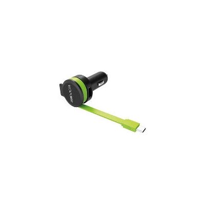 Caricatore auto RealPower 257636 - USB doppio, universale, compatto Caricatore auto RealPower 257636 - USB doppio, universale, compatto