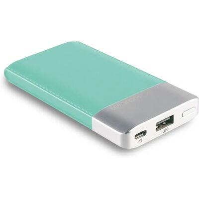 RealPower PB-4000 Powerbank - Kompakte 4000mAh Lithium-Polymer - Blau, Silber RealPower PB-4000 Powerbank - Kompakte 4000mAh Lithium-Polymer - Blau, Silber