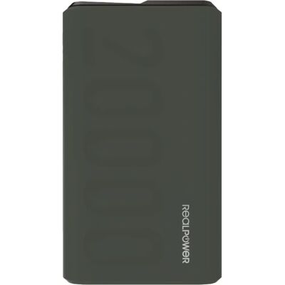 RealPower Pb-20000 PD+ - Power bank, 20000mAh, Verde - Carga rápida RealPower Pb-20000 PD+ - Power bank, 20000mAh, Verde - Carga rápida