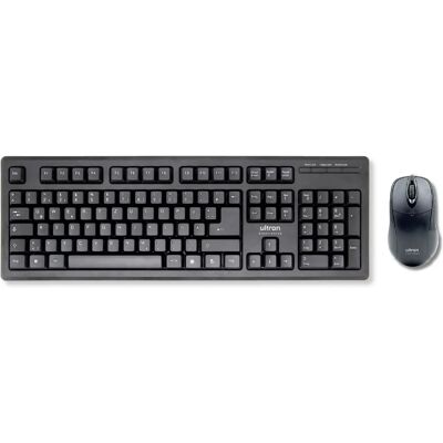 Ultron UMC-200 Ensemble Clavier Souris - QWERTZ Noir Ultron UMC-200 Ensemble Clavier Souris - QWERTZ Noir