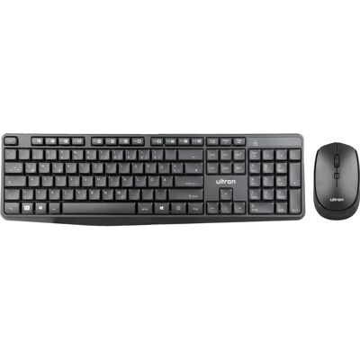 Ultron UMC300 Tastatur & Maus-Set - Kabellos, Schwarz, Deutsch Ultron UMC300 Tastatur & Maus-Set - Kabellos, Schwarz, Deutsch