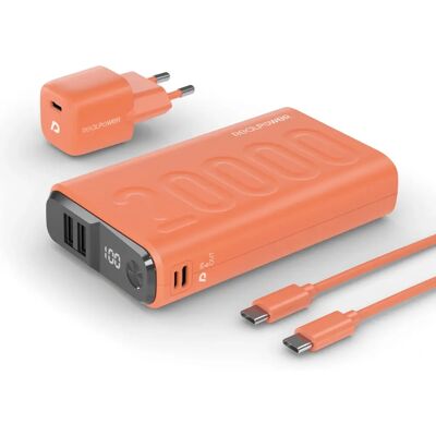 Draagbare Power Bank RealPower PB-20000 20000 mAh - Power Bank Draagbare Power Bank RealPower PB-20000 20000 mAh - Power Bank