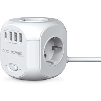 RealPower PowerBox 431 Steckerleiste - Mehrfachsteckdose RealPower PowerBox 431 Steckerleiste - Mehrfachsteckdose