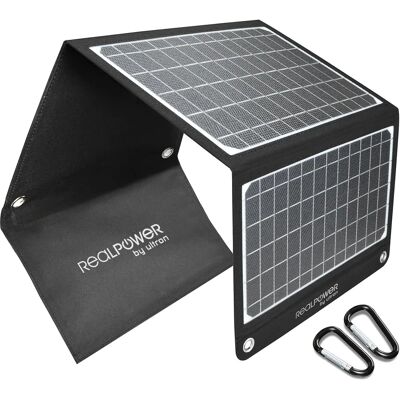 RealPower SP-22E Solarpanel - 22,5W - Outdoor & Mobil Ladung RealPower SP-22E Solarpanel - 22,5W - Outdoor & Mobil Ladung