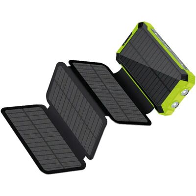 RealPower PB-20000 Solar Powerbank - Kabelloses Laden RealPower PB-20000 Solar Powerbank - Kabelloses Laden