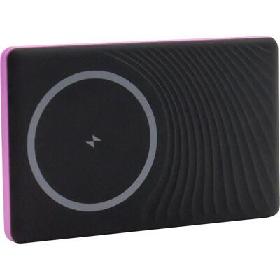 Batería Externa Inalámbrica RealPower PB-5000 MAG 5000mAh - Rosa Batería Externa Inalámbrica RealPower PB-5000 MAG 5000mAh - Rosa