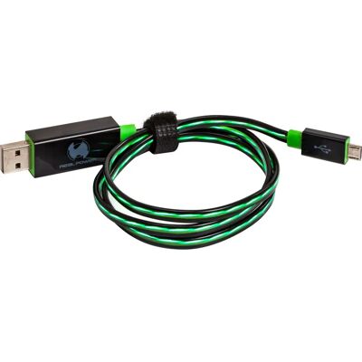 RealPower USB A/Micro-USB B 0.75m Cable - USB 2.0 - Green RealPower USB A/Micro-USB B 0.75m Cable - USB 2.0 - Green