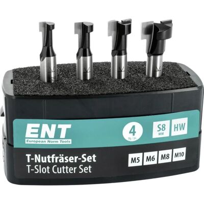 ENT HW T-Nutfräser Set - 4-tlg ENT HW T-Nutfräser Set - 4-tlg