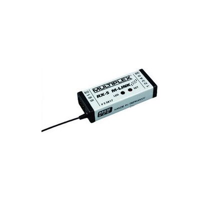 Ricevitore Multiplex RX-5 - Telemetria, Compatto, 2,4 GHz Ricevitore Multiplex RX-5 - Telemetria, Compatto, 2,4 GHz