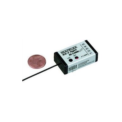 Multiplex RX-5 light Ricevitore RC - 5 canali, 2,4 GHz, compatto Multiplex RX-5 light Ricevitore RC - 5 canali, 2,4 GHz, compatto