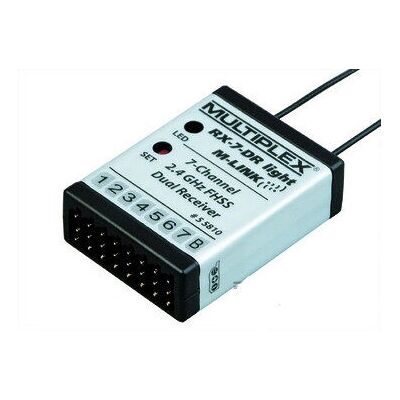 Multiplex RX-7-DR Light M-LINK - Ricetrasmettitore RC a 7 canali Multiplex RX-7-DR Light M-LINK - Ricetrasmettitore RC a 7 canali